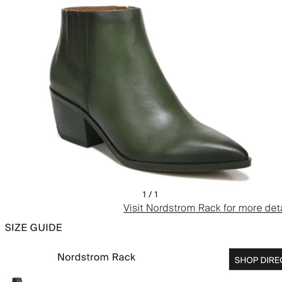 A-SPUR ANKLE BOOT IN OLIVE - Picture 6 of 7